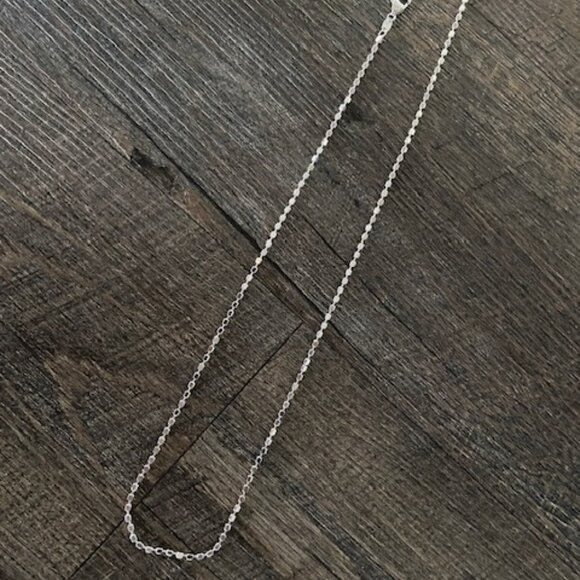 LISA ROBERTSON ITALIAN STERLING SUPER CUBE STATION NECKLACE--24" - Picture 4 of 8